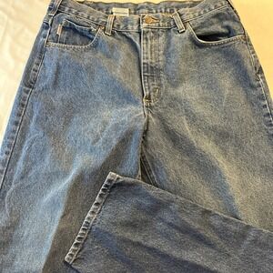 Carhartt Men's Relaxed Fit Straight Leg Jeans Pants Size‎ 36X 30 RN#14806